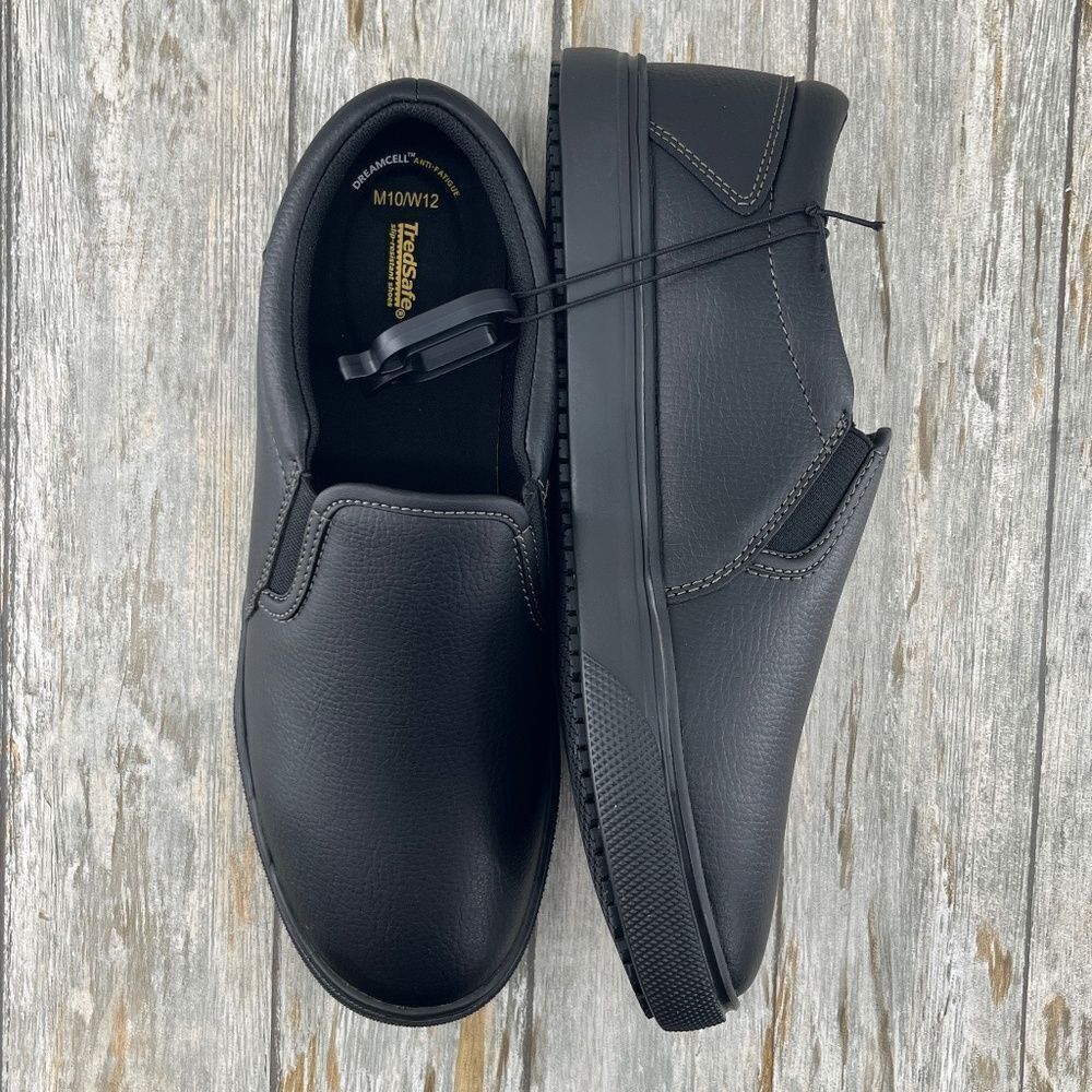 Tredsafe Unisex Ric 2.0 Slip Resistant Slip-On Work Shoes Size 10